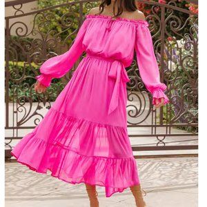 VICI - Off Shoulder Midi Dress